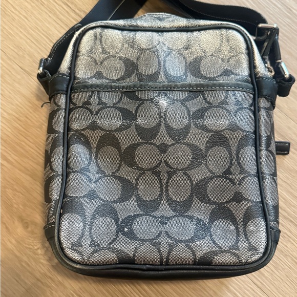 Coach Black and Gray Messenger Bag - Picture 3 of 7